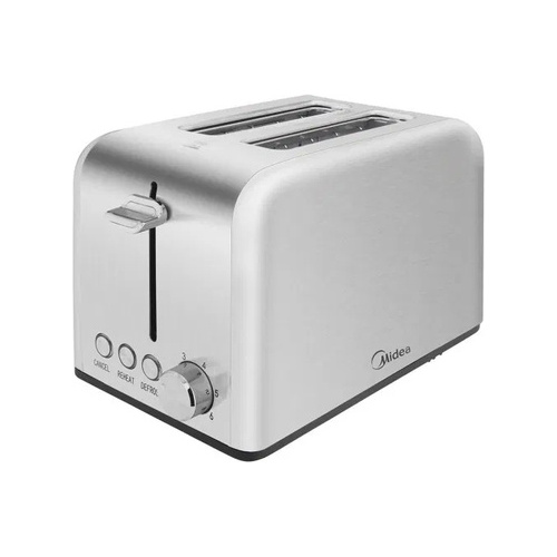 Midea 2 Slice Toaster with Toaster Rack - Stainless Steel